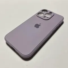 新品　Apple iPhone15pro用ラベンダーソフトケース