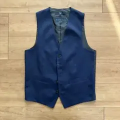 LARDINI ネイビー ベスト ジレ 42 - メルカリ