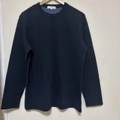 A DAY IN THE LIFE ネイビー　長袖カットソー Lのサムネイル