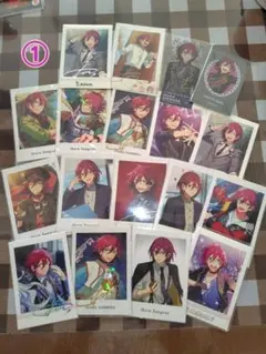 あんスタ　七種茨　ぱしゃっつ　ぱしゃこれ　ステッカー　しおり　箔押し有　①