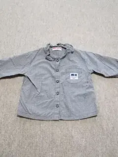 MIKIHOUSE　　ミキハウスギンガムチェックシャツ　70センチ