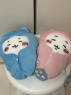 ちいかわ 寝袋ぬいぐるみ 2点セット　ちいかわ　ハチワレ　プライズ