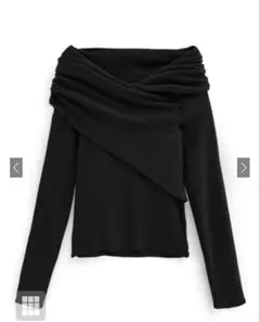 ブラック長袖トップス Mサイズ