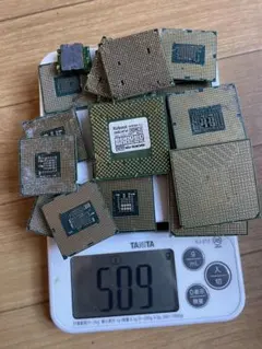 複数のCPUセット 509g ジャンク品