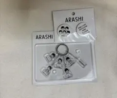 嵐を旅する展覧会　アクリルキーチェーン、缶バッチセット