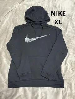 【美品】NIKE ナイキ スウェット　パーカー　ブラック XL