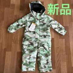 新品　タグ付き　子供用スキーウェア グリーン　90センチ