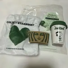 スターバックス スヌーピー ミニカップギフト 巾着ポーチ タンブラー