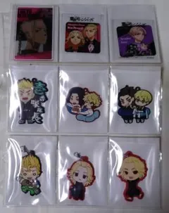 ☆9点セット☆東京リベンジャーズ　ラバーストラップ　キャラ　ばんちょうこう