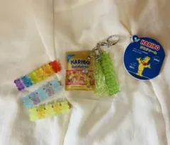 HARIBO ハリボー グミチャーム ゴールドベア ハリボー風ヘアクリップのサムネイル