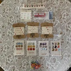 チロリアンテープ　プリント鞄テープ　貝飾り　ボタン　リボンテープ　手芸