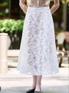♡超美品試着のみ♡DRESSTERIOR シルクコットンサーキュラースカート36 ♡超美品試着のみ♡DRESSTERIOR シルクコットンサーキュラースカート36