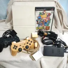 PlayStation 2 本体 ホワイト コントローラー2個付き