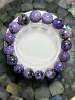 チャロアイト ブレスレット 天然石 パワーストーン 13mm 内径16.5cm