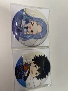 インデックス & 上条当麻 缶バッジ セット