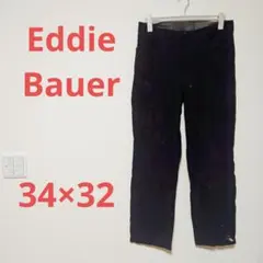 一点もの✨ Eddie Bauer 黒パンツ 34x32