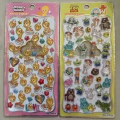【新品】トゥイーティー♪トイストーリー♪2点セット♪プチドロップステッカー♪