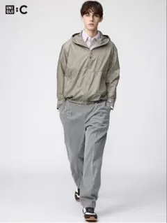 ユニクロC タックワイドテーパードパンツ　Sサイズ