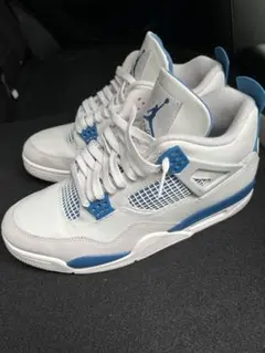 新品⭐︎ Nike Air Jordan 4 ホワイト/ブルー ジョーダン4レトロ 国内5月21日発売予定】 ナイキ エアジョーダン4 レトロ