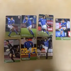 カルビー 日本代表 サッカーカード 7枚セット