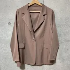 GRL セットアップ ジャケット ショートパンツ S くすみピンク