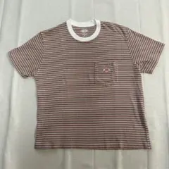 DANTON ダントン　半袖Tシャツ　34 レディース　白　ピンクベージュのサムネイル