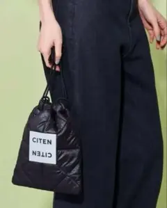 ユナイテッドアローズCITEN（シテン）パデッド キンチャクショルダーサコッシュ