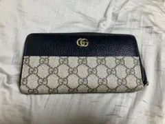 GUCCI ダブルG バイカラー ジップアラウンドウォレットのサムネイル