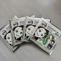 鬼滅の刃　ジャンプフェスタ　スクエアステッカーコレクション 未開封　4個