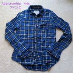 Abercrombie フランネルシャツ チェック柄 140くらい