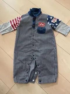 アメリカ国旗デザインロンパース 70-80cm