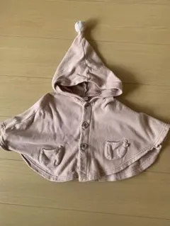 アウター　ポンチョ　テータテート　70〜80cm