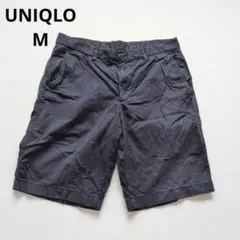 UNIQLO ショートパンツ ハーフ ネイビー　М 綿100%のサムネイル