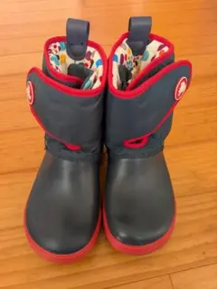 CROCS　クロックス　J3　21cm　スノーブーツ　子供用　ネイビー　キッズ