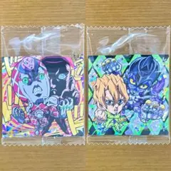 ジョジョシールウエハース5部1 SRフーゴ JJRパッショーネのボス 2枚セット
