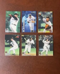 【2003年 】カルビー野球カード 読売ジャイアンツ 【6枚】