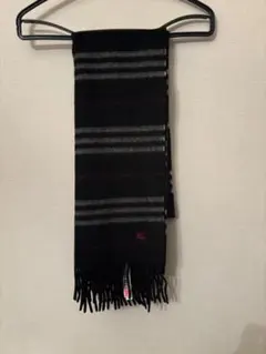 BURBERRY BLACK LABEL カシミヤマフラー