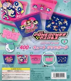 パワーパフガールズ　キュート　クリアポーチ　D