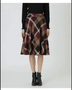 美品 BLUE LABEL CRESTBRIDGE チェックスカート34