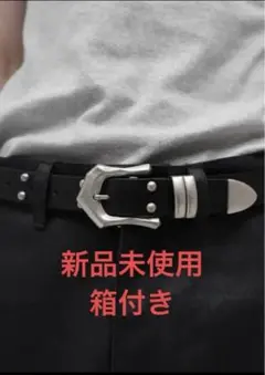 【即日配送‼️新品未開封】CS STUDS LEATHER BELT 即日配送‼️(新品、未開封)【CS】STUDS LEATHER BELT - メルカリ