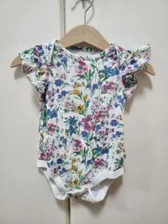 babyGAP 半袖ロンパース 花柄　70cm