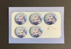 原神　ポップアップ　てくてく冒険シリーズ　ミニ缶バッジ　ヌヴィレット　5個セット
