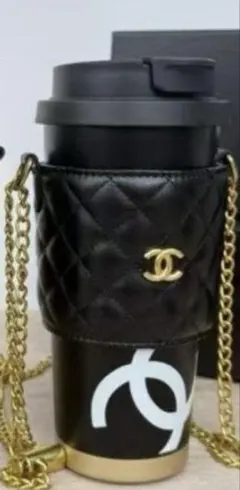 【数量限定】❤CHANEL❤ 非売品 ボトルホルダー タンブラー 水筒 ブラック 数量限定】❤CHANEL❤ 非売品 ボトルホルダー タンブラー 水筒