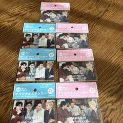 セブチSEVENTEEN サントリーノンアル オリジナルステッカー 7セット