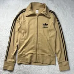 adidas 00sトラックジャケット　ベージュ　S