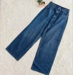 GRL デニムパンツ ワイドシルエット M（890）