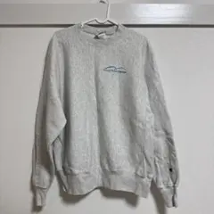 Champion リバースウィーブ スウェット グレー CLE刺繍