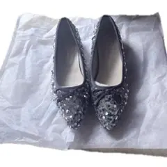 oriental traffic スパンコール フラットシューズ