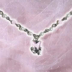 NL066】y2k フェアリーコア ウィッシュコア ネックレス ピンク - メルカリ