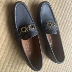 サルヴァトーレフェラガモスポーツ ビット付きローファー ネイビー 6ハーフ AA